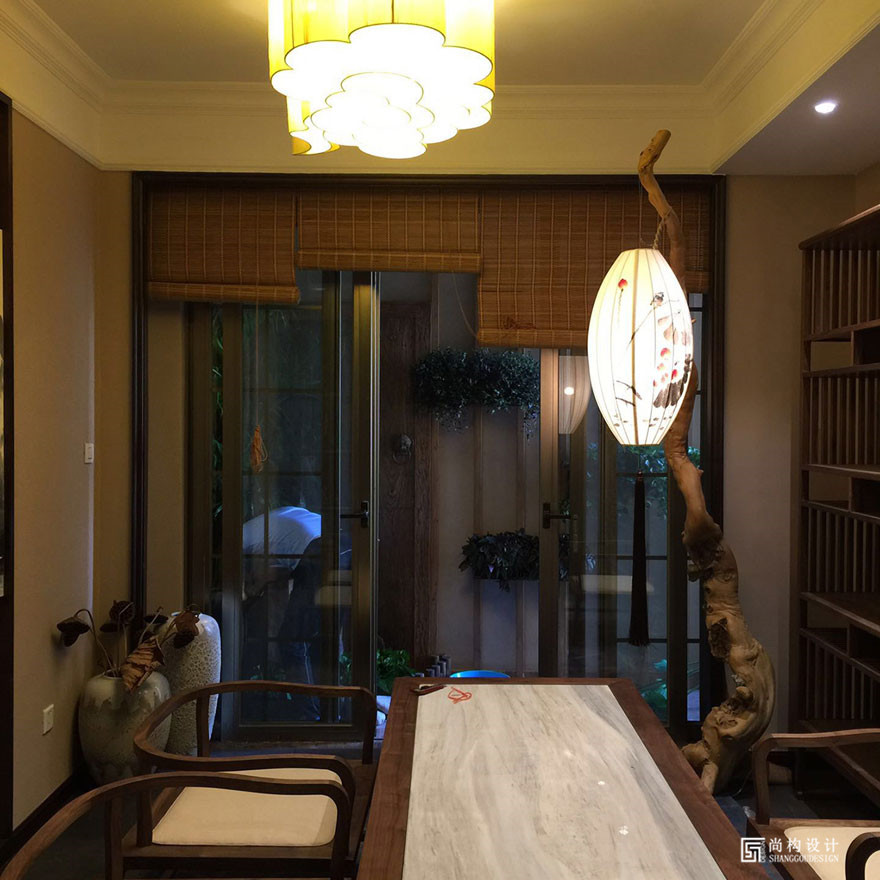 北京-协信星河湾办公室客户接待茶室装修设计
