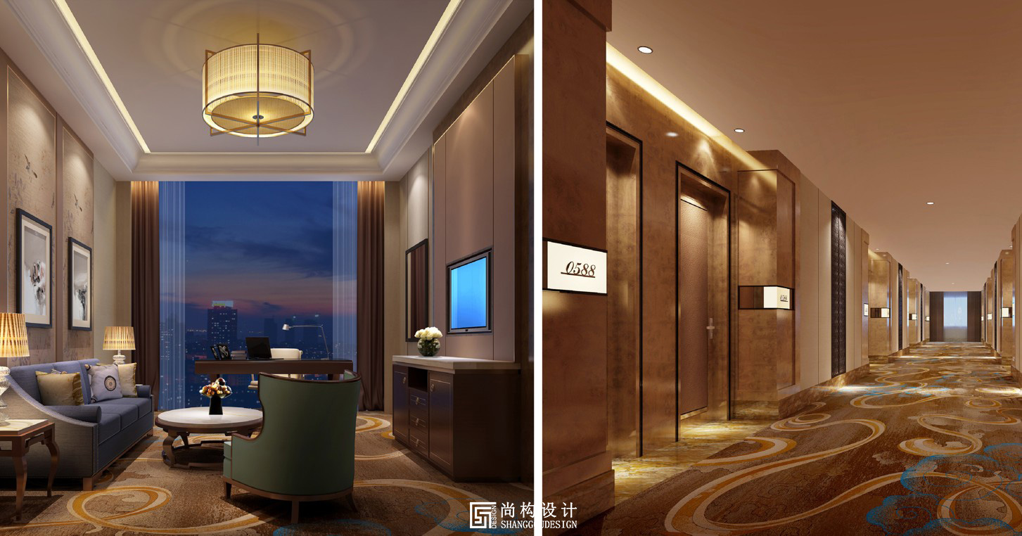 云南安宁酒店室内设计/酒店软装设计